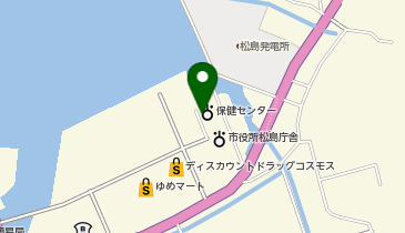 宅配ロッカーPUDO 上天草市役所 松島庁舎の地図画像