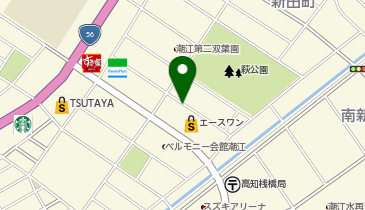宅配ロッカーPUDO エースワン 潮江店の地図画像