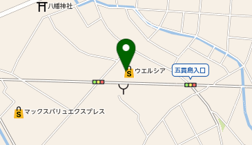 宅配ロッカーPUDO ウエルシア 富士水戸島店の地図画像