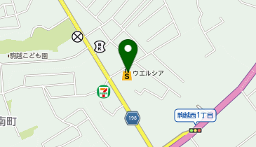 宅配ロッカーPUDO ウエルシア 清水駒越店の地図画像