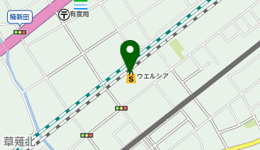 宅配ロッカーPUDO ウエルシア 清水草薙店の地図画像