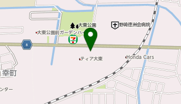 宅配ロッカーPUDO ウエルシア 大東深野南店の地図画像