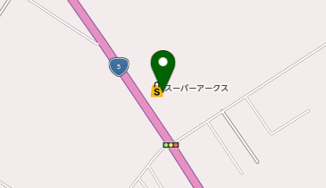 宅配ロッカーPUDO スーパーアークス 七飯店の地図画像