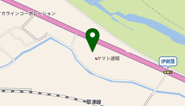 宅配ロッカーPUDO ヤマト運輸 栗東伊勢落営業所の地図画像