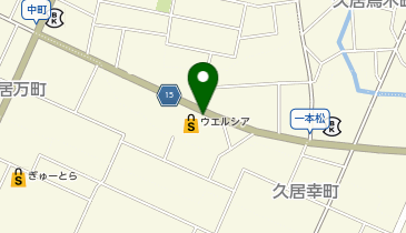 宅配ロッカーPUDO ウエルシア 津久居中町店の地図画像