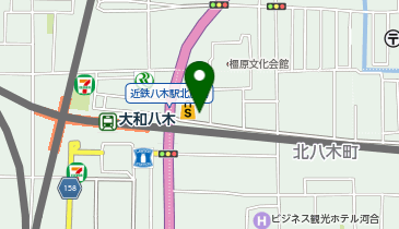 宅配ロッカーPUDO 近鉄百貨店 橿原店の地図画像