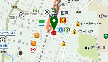 宅配ロッカーPUDO [撤去済]ピアザ松戸ビルの地図画像