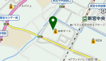 宅配ロッカーPUDO イズミ ゆめマート新宮の地図画像