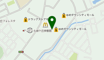 宅配ロッカーPUDO イズミ ゆめタウンシティモールの地図画像