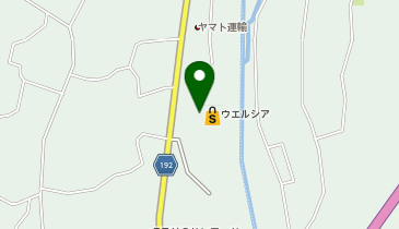 宅配ロッカーPUDO ウエルシア 茅野米沢店の地図画像