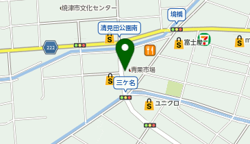 宅配ロッカーPUDO ウエルシア 焼津三ケ名東店の地図画像