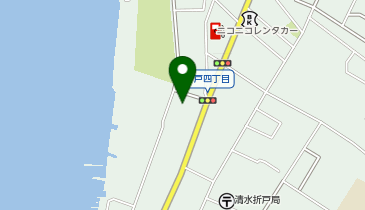 宅配ロッカーPUDO ウエルシア 清水折戸店の地図画像