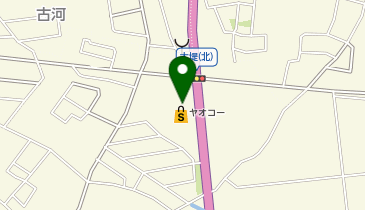 宅配ロッカーPUDO ヤオコー 古河大堤店の地図画像
