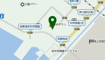 宅配ロッカーPUDO イズミ ゆめタウン呉の地図画像