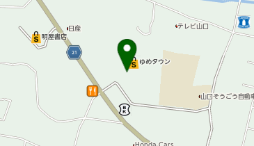 宅配ロッカーPUDO イズミ ゆめタウン山口の地図画像