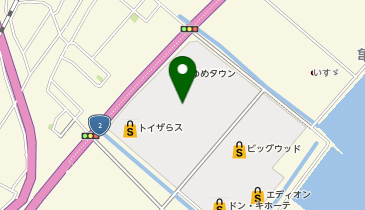 宅配ロッカーPUDO イズミ ゆめタウン長府の地図画像