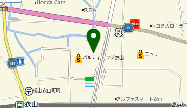 宅配ロッカーPUDO フジ パルティ・フジ衣山の地図画像