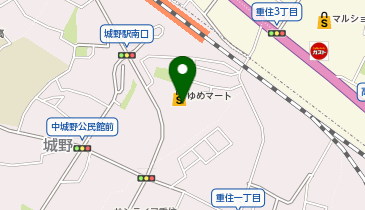宅配ロッカーPUDO イズミ ゆめマート城野の地図画像