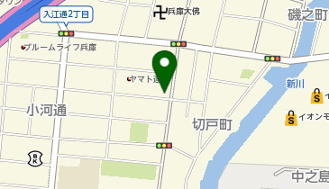 宅配ロッカーPUDO ウエルシア 神戸兵庫南店の地図画像