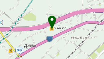 宅配ロッカーPUDO ウエルシア 清水横砂店の地図画像