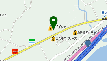 宅配ロッカーPUDO ウエルシア 清水由比店の地図画像