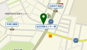 宅配ロッカーPUDO ウエルシア 岡崎上地店の地図画像
