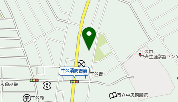 宅配ロッカーPUDO ウエルシア 牛久栄町店の地図画像