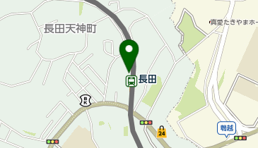 宅配ロッカーPUDO 神戸電鉄 長田駅の地図画像