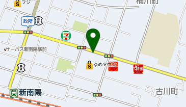 宅配ロッカーPUDO イズミ ゆめタウン新南陽の地図画像