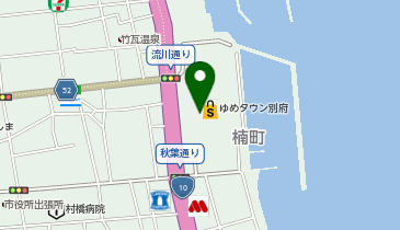 宅配ロッカーPUDO イズミ ゆめタウン別府の地図画像