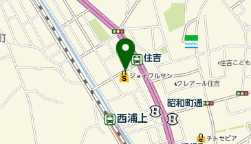 宅配ロッカーPUDO ジョイフルサン 住吉店の地図画像