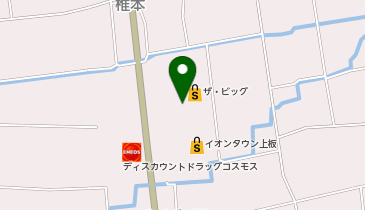 宅配ロッカーPUDO ザ・ビッグ 上板店の地図画像