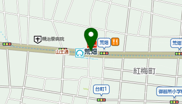 宅配ロッカーPUDO 名古屋市交通局 荒畑駅の地図画像