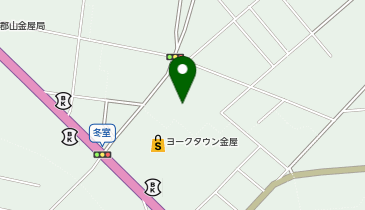 宅配ロッカーPUDO ヨークベニマル 金屋店の地図画像