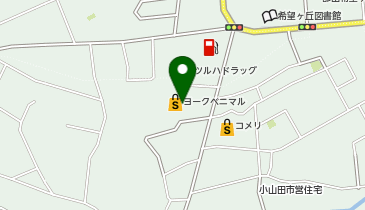 宅配ロッカーPUDO ヨークベニマル 希望ヶ丘店の地図画像