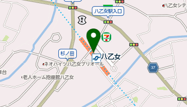 宅配ロッカーPUDO 仙台市地下鉄 八乙女駅の地図画像