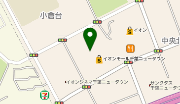 宅配ロッカーPUDO イオンモール 千葉ニュータウンの地図画像