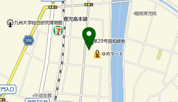 宅配ロッカーPUDO ゆめマート 筥松の地図画像