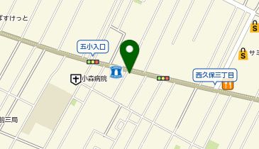 宅配ロッカーPUDO ウェルパーク 武蔵野西久保店の地図画像