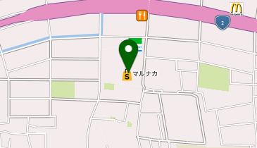 宅配ロッカーPUDO マルナカ 芳田店の地図画像