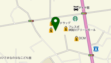 宅配ロッカーPUDO ヨークベニマル 須賀川森宿店の地図画像