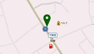 宅配ロッカーPUDO ベルク 白岡上野田店の地図画像