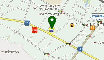 宅配ロッカーPUDO ミニストップ 和光下新倉店の地図画像