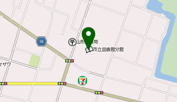 宅配ロッカーPUDO 山形市 霞城公民館の地図画像