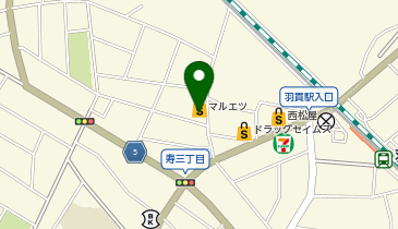 宅配ロッカーPUDO マルエツ 伊奈店の地図画像