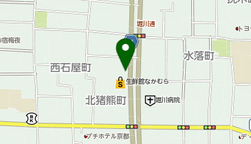 宅配ロッカーPUDO フレスコ 堀川今出川店の地図画像