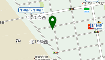 宅配ロッカーPUDO ヤマト運輸 北大前営業所の地図画像