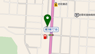 宅配ロッカーPUDO サツドラ 足寄南店の地図画像