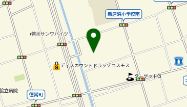 宅配ロッカーPUDO フジ フジ新居浜店の地図画像