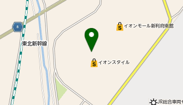 宅配ロッカーPUDO イオンモール新利府 南館 イオンスタイル西入口の地図画像